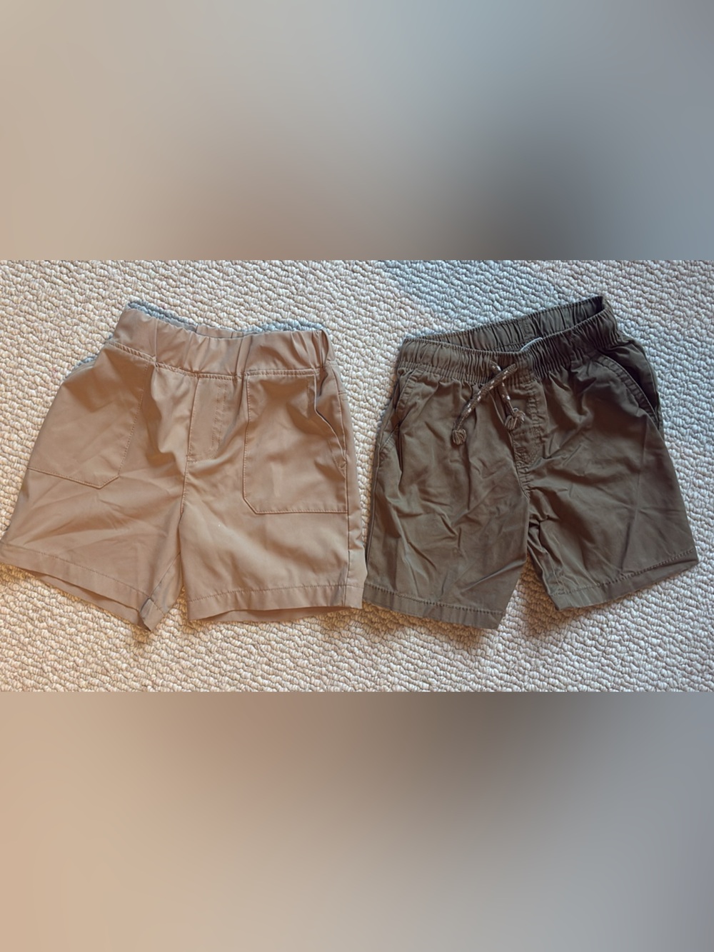 Khaki 4T boys toddler shorts (two pairs) - Cat & Jack, Ben Sherman